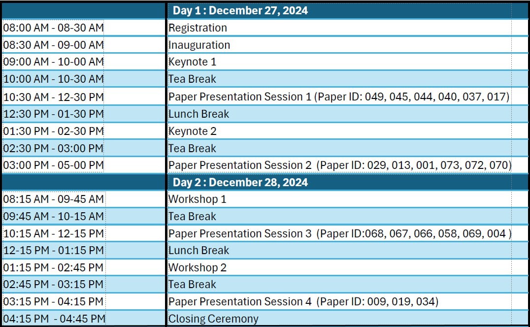 schedule